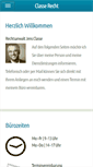 Mobile Screenshot of classe-recht.de